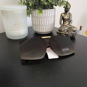 Brown Oversized Squared Sunglasses